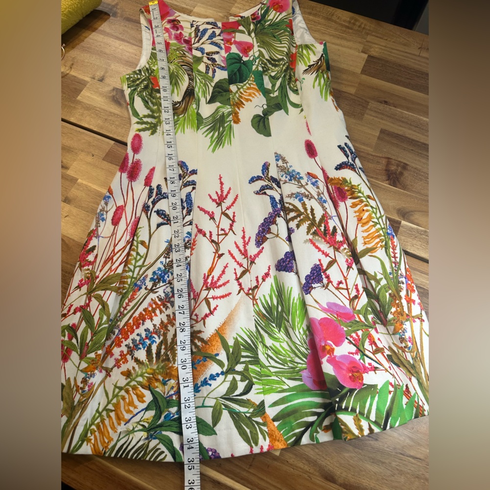 COPY - Zara Floral Print Tulip Sleeveless Dress| Size L - Picture 4 of 10